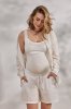 Стильний костюм для вагітних та годуючих Alita молочний