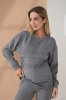 Теплий костюм для вагітних та годуючих Litta сірий
