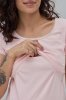 Ночная рубашка для беременных и кормящих Margaret светло-розовый