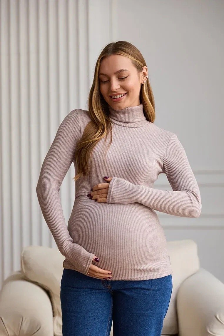 Гольф для беременных и кормящих Dublin - Капучино