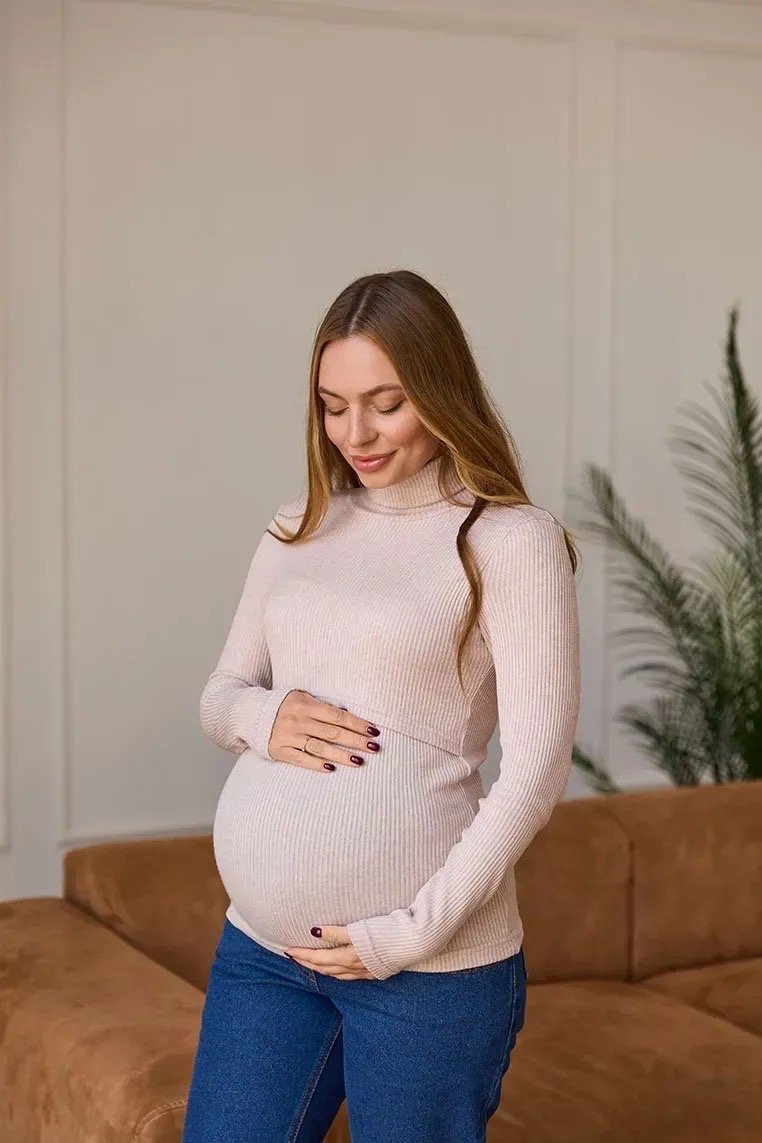 Гольф для беременных и кормящих Dublin - кремовый