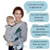 Ерго рюкзак від народження Adapt бірюзовий Feathers (0-48 міс)
