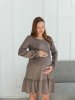 Платье Budapest для беременных и кормящих - Капучино