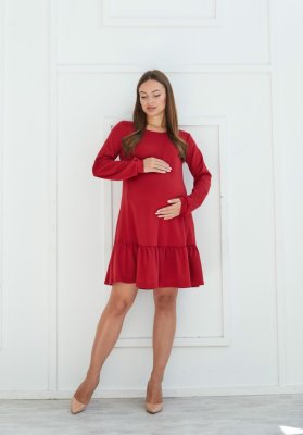 Платье Budapest для беременных и кормящих - Красный