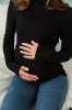 Гольф Dublin для беременных и кормящих - черный
