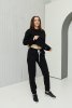 Теплі спортивні штани Frankfurt для вагітних - чорні