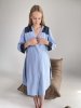 Ночной комплект беременных и кормящих Camilla голубой