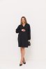 Ошатне плаття для вагітних і годуючих Hollywood чорне