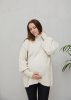 В'язаний светр Loret для вагітних - бежевий