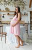 Ночная рубашка Amelie для беременных и кормящих - розовый