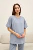 Бавовняна футболка Ankara для вагітних та годуючих - сірий