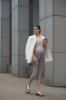 Сукня-комбінація Пастельна лаванда для вагітних та годування