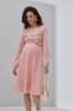 Платье для беременных и кормящих Magnolia пудра