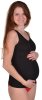 Бесшовная майка для беременных арт.411 черный