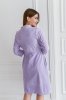 Велюровый халат для беременных и в роддом 25400 лиловый