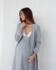 Халат для беременных La Rose 25314 серый меланж