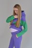 Спортивный костюм для беременных и кормящих Margo фиолет-трава