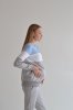 Спортивный костюм для беременных и кормящих Nika серый