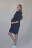 Сукня для вагітних та годуючих Emilie темно-синя