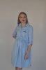 Платье для беременных и кормящих Emilie голубое
