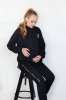 Спортивний костюм для вагітних та годуючих DM-25 чорний