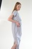 Платье макси для беременных и кормящих Sabina серое