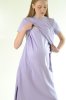 Сукня максі для вагітних та годуючих DM-31 бузок