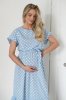 Платье для беременных и кормящих 4337768 голубое