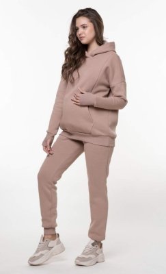Спортивный костюм для беременных и кормящих DM-10 мокко