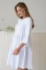 Платье для беременных и кормящих 1459735 белый