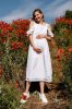 Сукня для вагітних та годуючих мам 2710753 біла