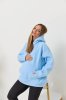 Теплий худі для вагітних та годуючих Buffalo - блакитний