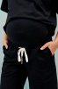 Трикотажные шорты Pekin для беременных - чёрные